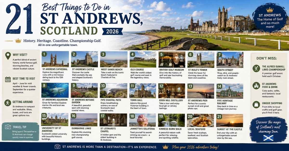 21 Best Things to Do in St Andrews, Scotland (2026)