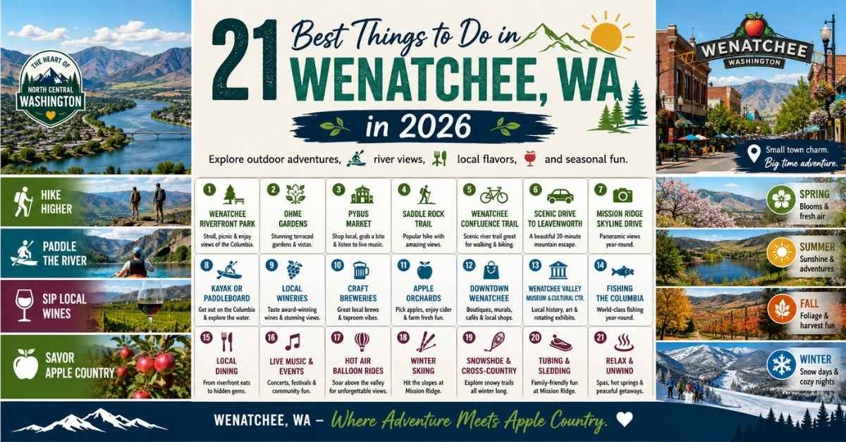 21 Best Things to Do in Wenatchee, WA in 2026