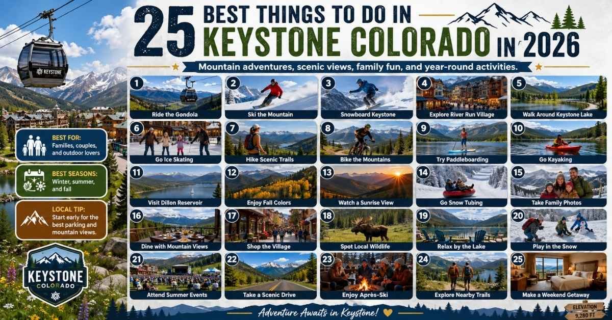 25 Best Things to Do in Keystone Colorado in 2026