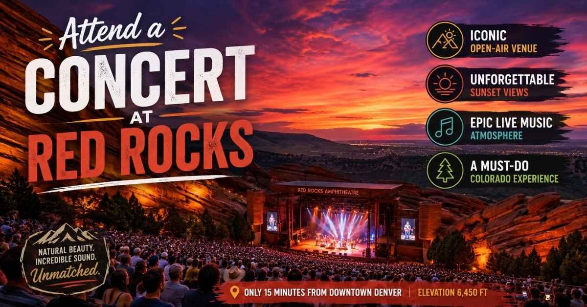 Attend a Concert at Red Rocks