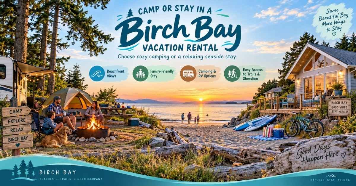 Camp or Stay in a Birch Bay Vacation Rental