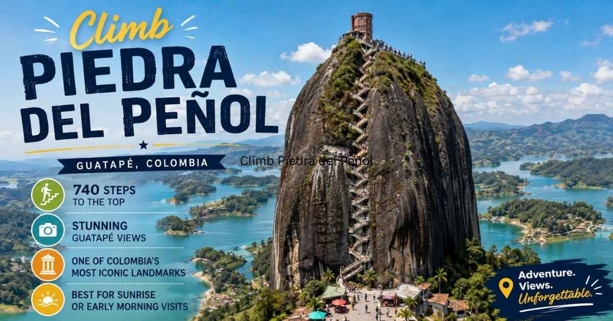Climb Piedra del Peñol