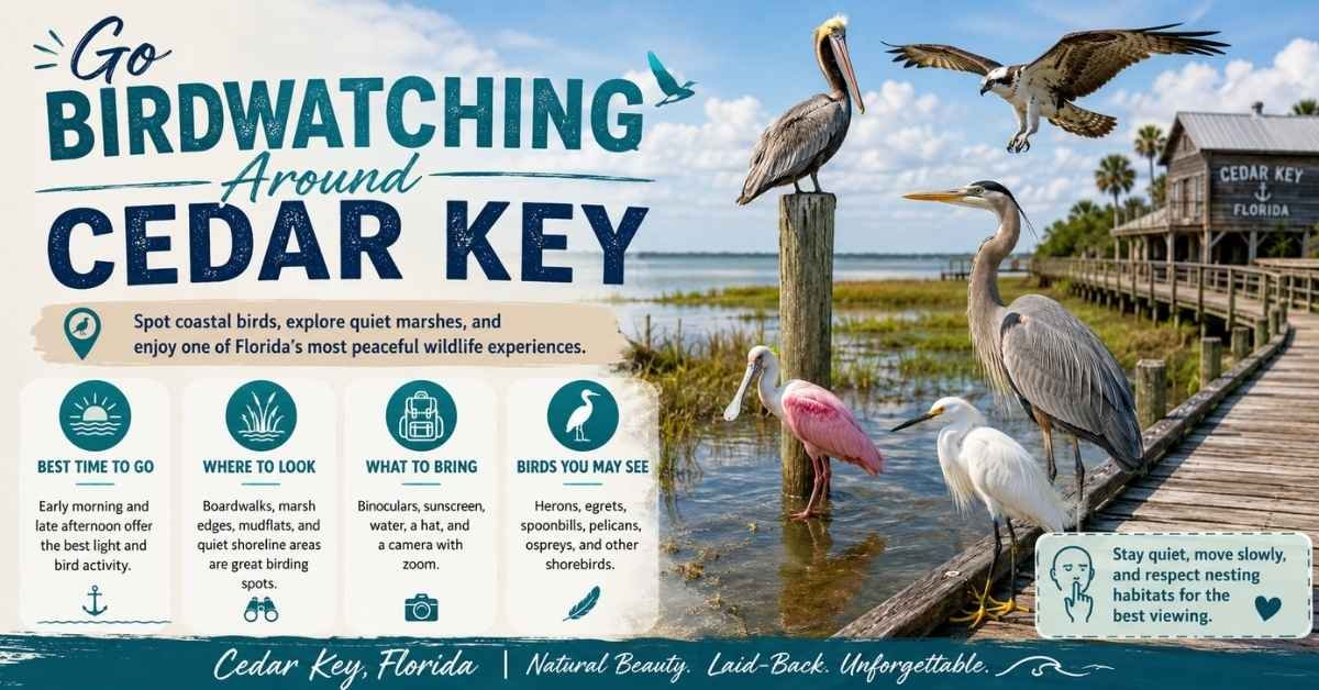 Go Birdwatching Around Cedar Key