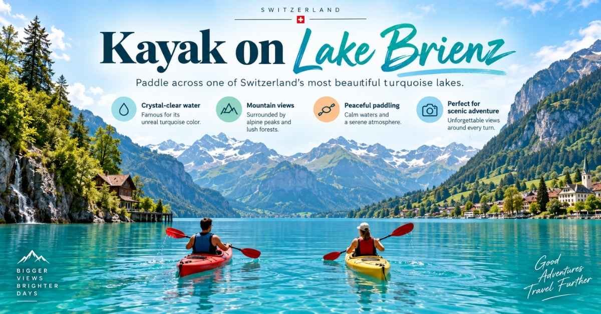 Kayak on Lake Brienz