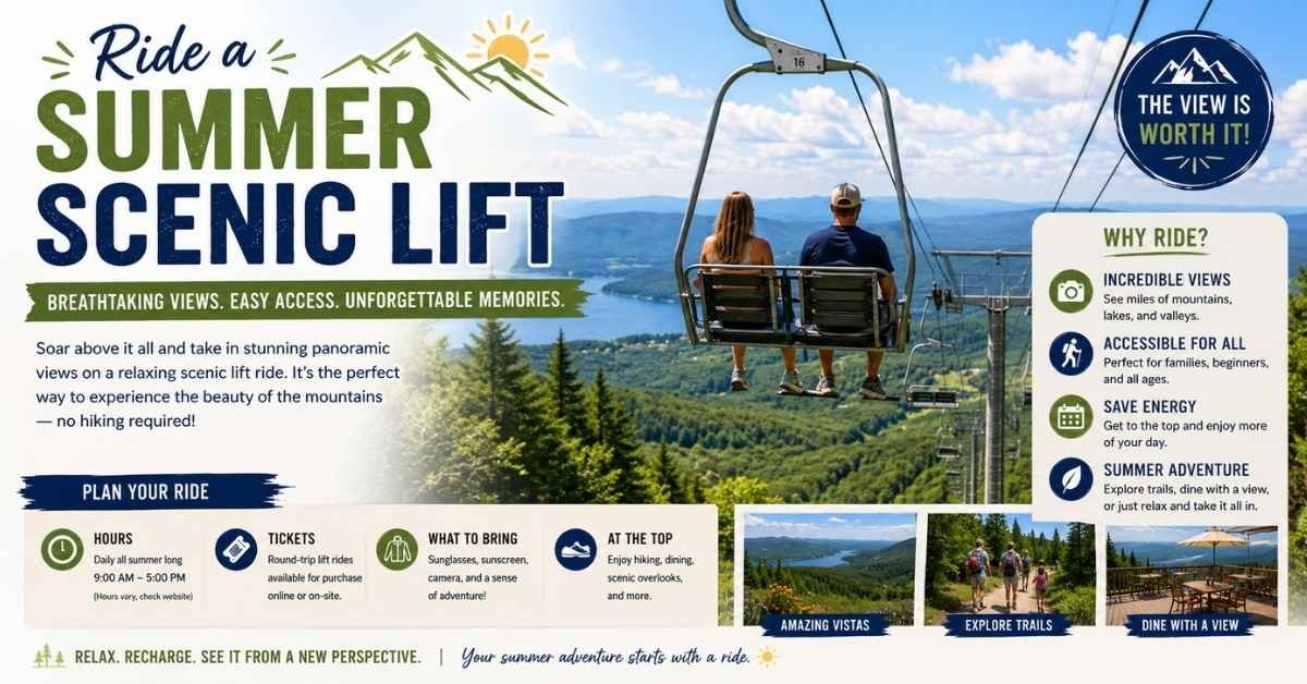 Ride a Summer Scenic Lift