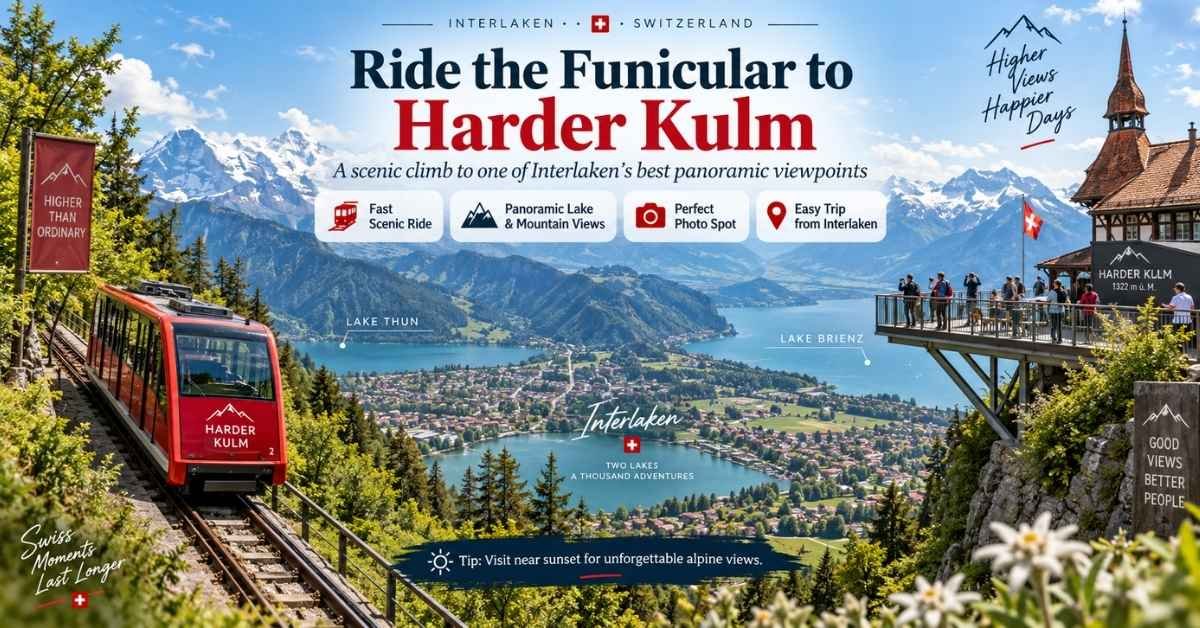 Ride the Funicular to Harder Kulm