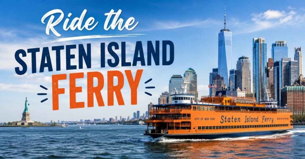 Ride the Staten Island Ferry