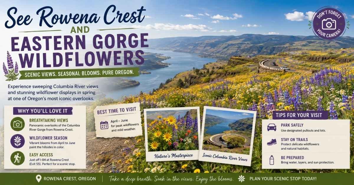 See Rowena Crest and Eastern Gorge Wildflowers