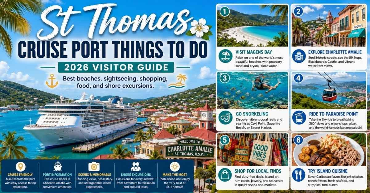 St Thomas Cruise Port Things to Do: 2026 Visitor Guide