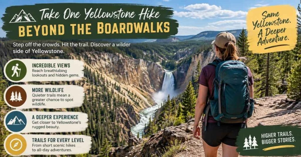Take One Yellowstone Hike Beyond the Boardwalks