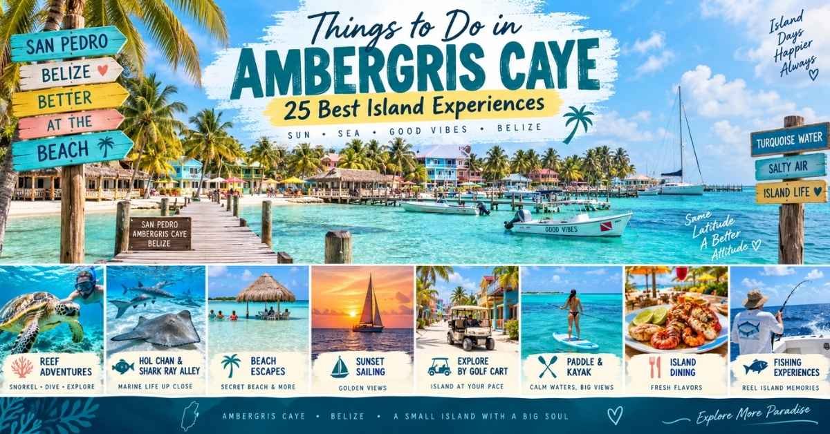 Things to Do in Ambergris Caye: 25 Best Island Experiences