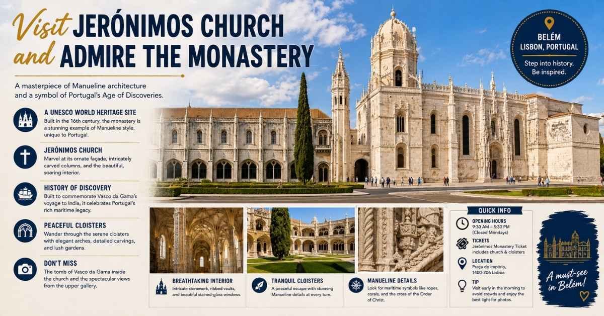 Visit Jerónimos Church and Admire the Monastery