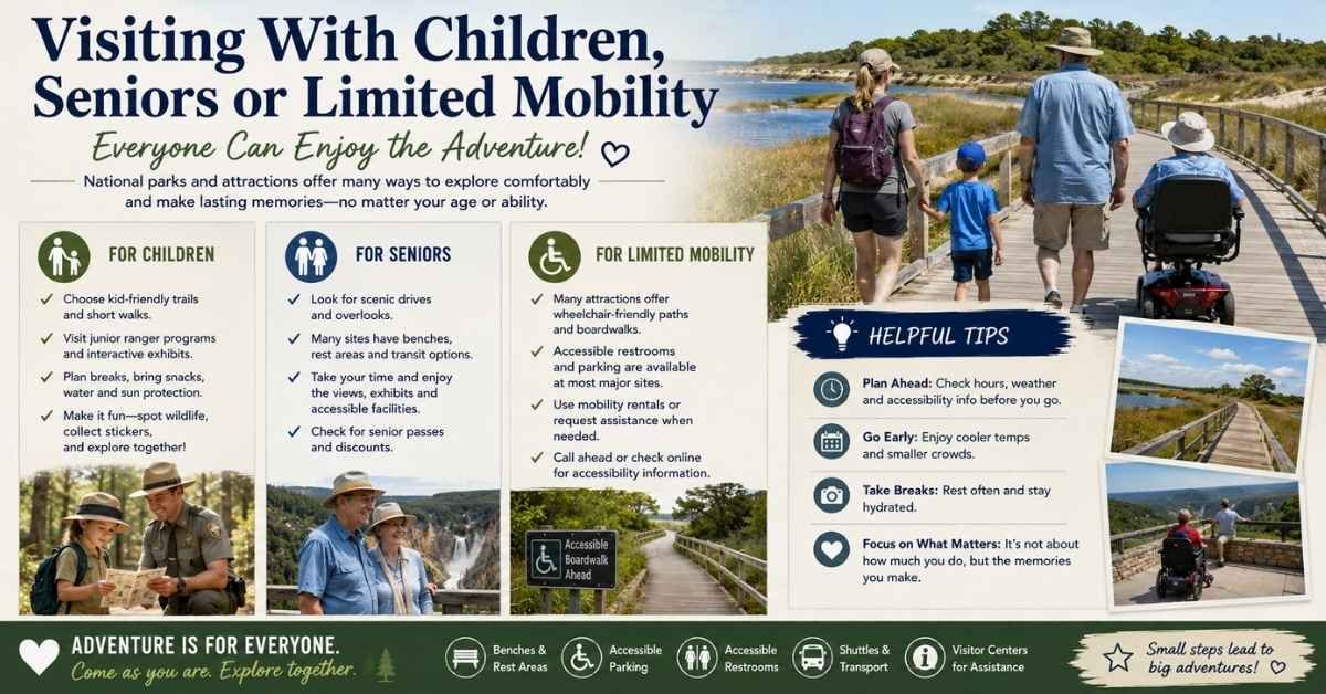 Visiting With Children, Seniors or Limited Mobility