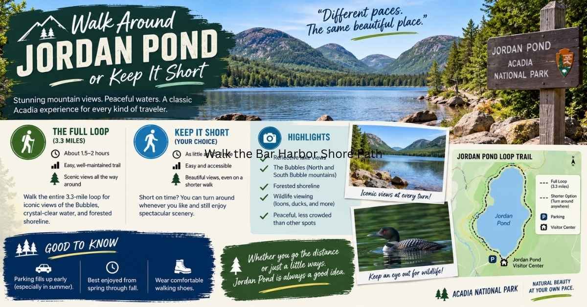 Walk Around Jordan Pond—or Keep It Short