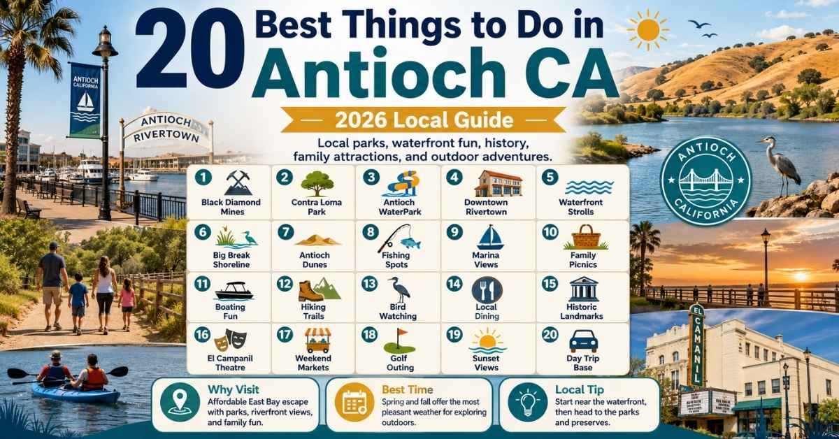 20 Best Things to Do in Antioch CA: 2026 Local Guide