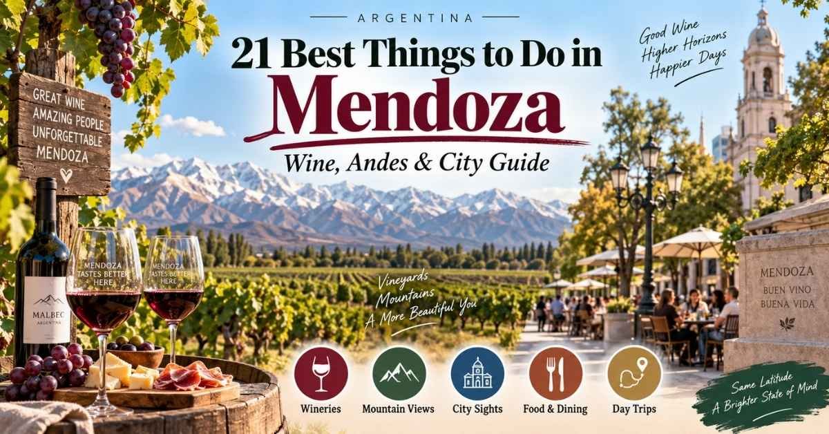 21 Best Things to Do in Mendoza: Wine, Andes & City Guide