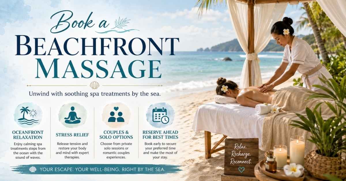 Book a Beachfront Massage