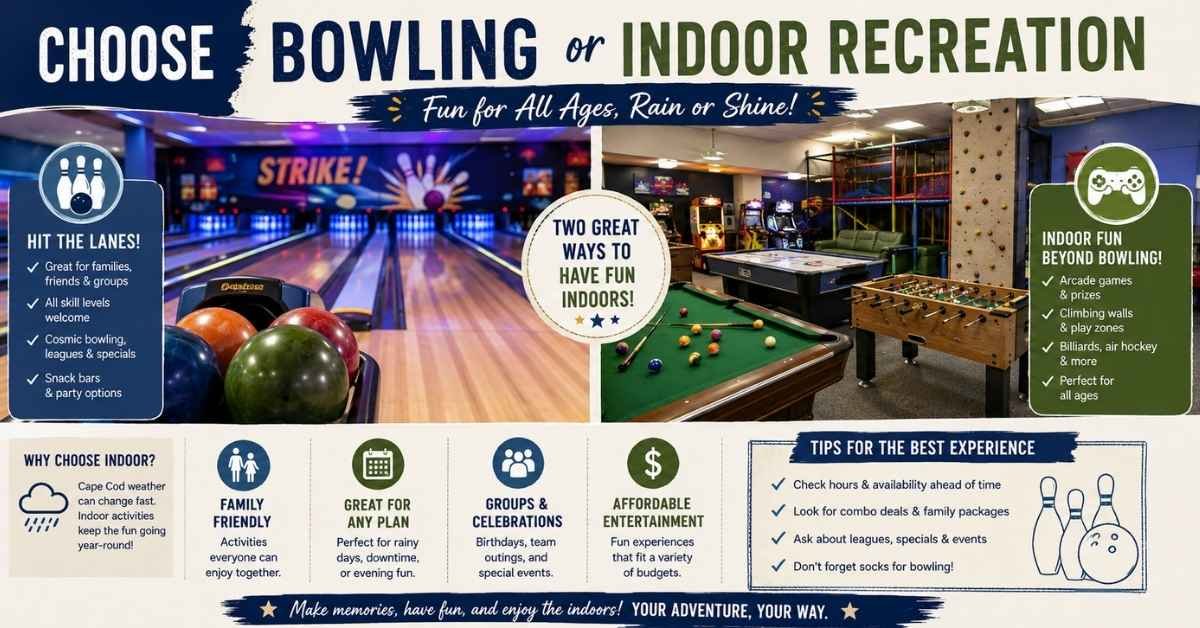 Choose Bowling or Indoor Recreation