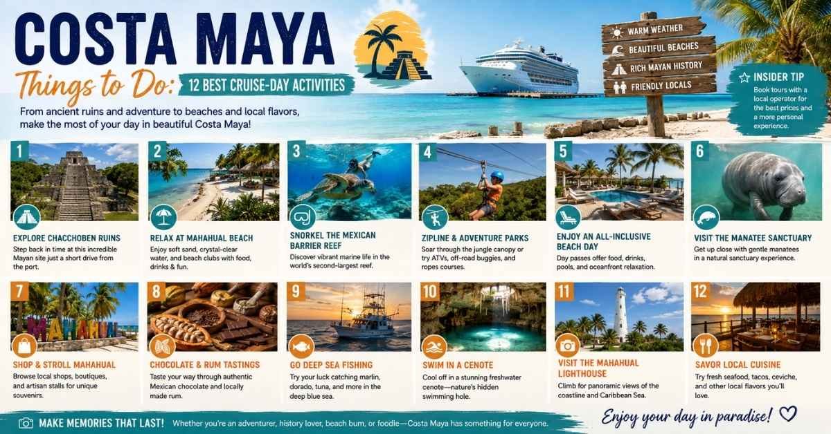 Costa Maya Things to Do: 12 Best Cruise-Day Activities