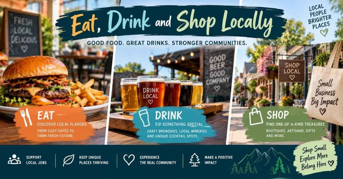 Eat, Drink and Shop Locally