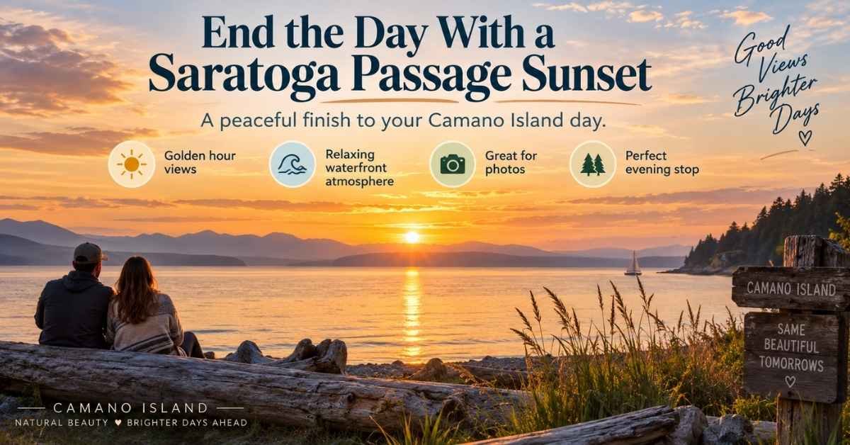 End the Day With a Saratoga Passage Sunset
