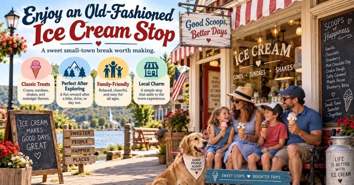 Enjoy an Old-Fashioned Ice Cream Stop