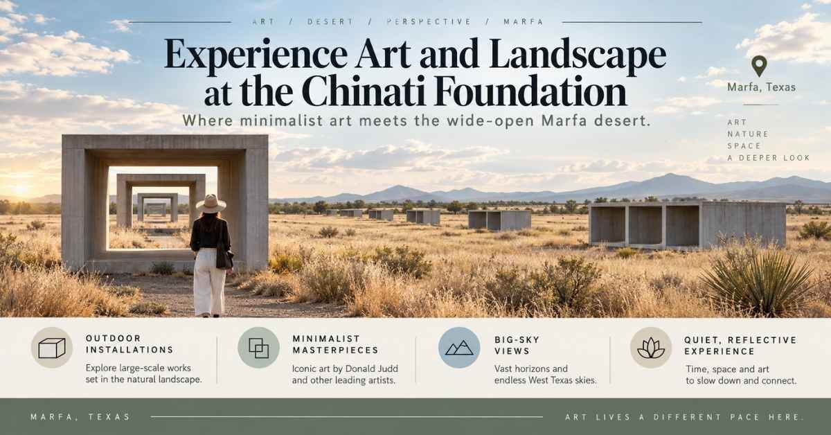 Experience Art and Landscape at the Chinati Foundation