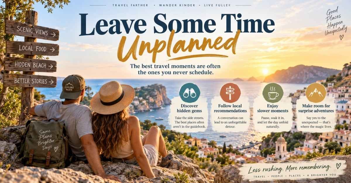 Leave Some Time Unplanned