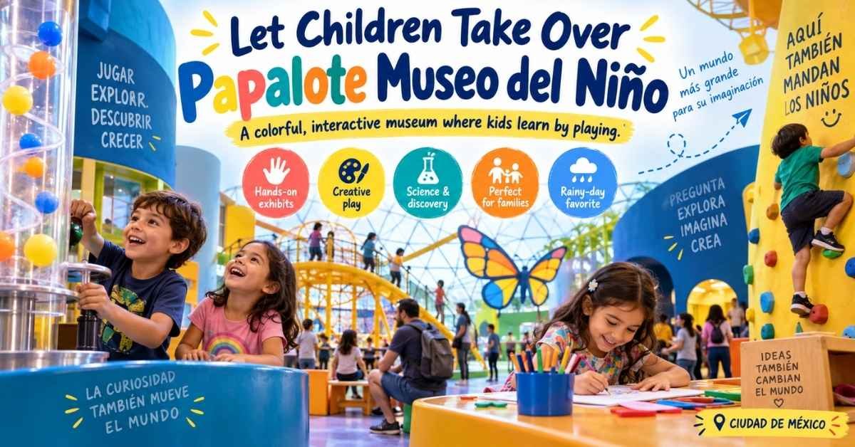 Let children take over Papalote Museo del Niño