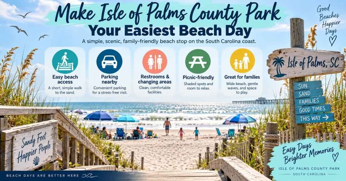 Make Isle of Palms County Park Your Easiest Beach Day