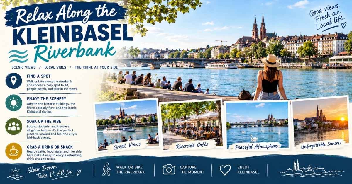 Relax Along the Kleinbasel Riverbank