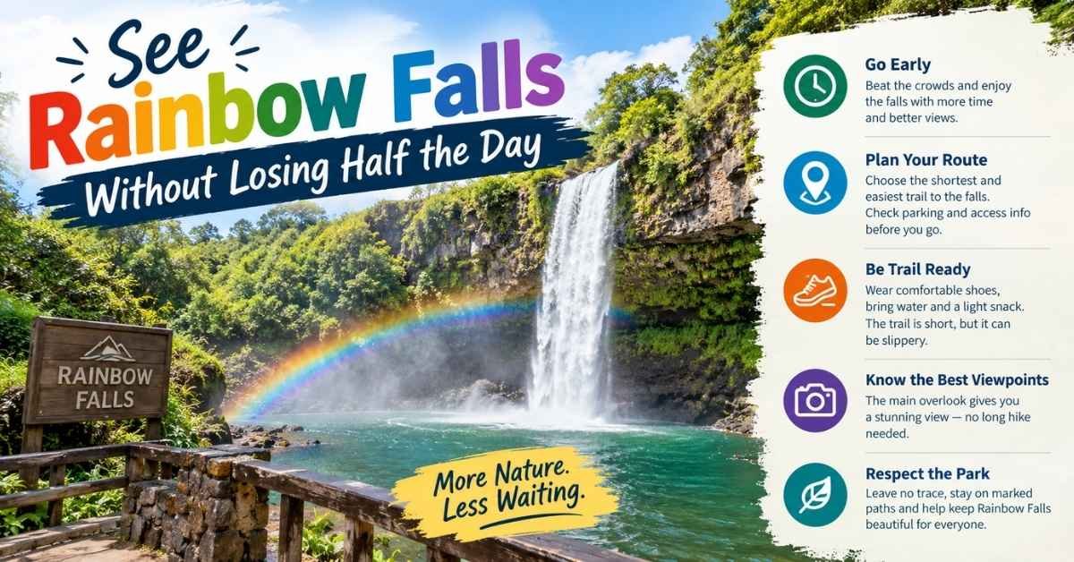 See Rainbow Falls Without Losing Half the Day