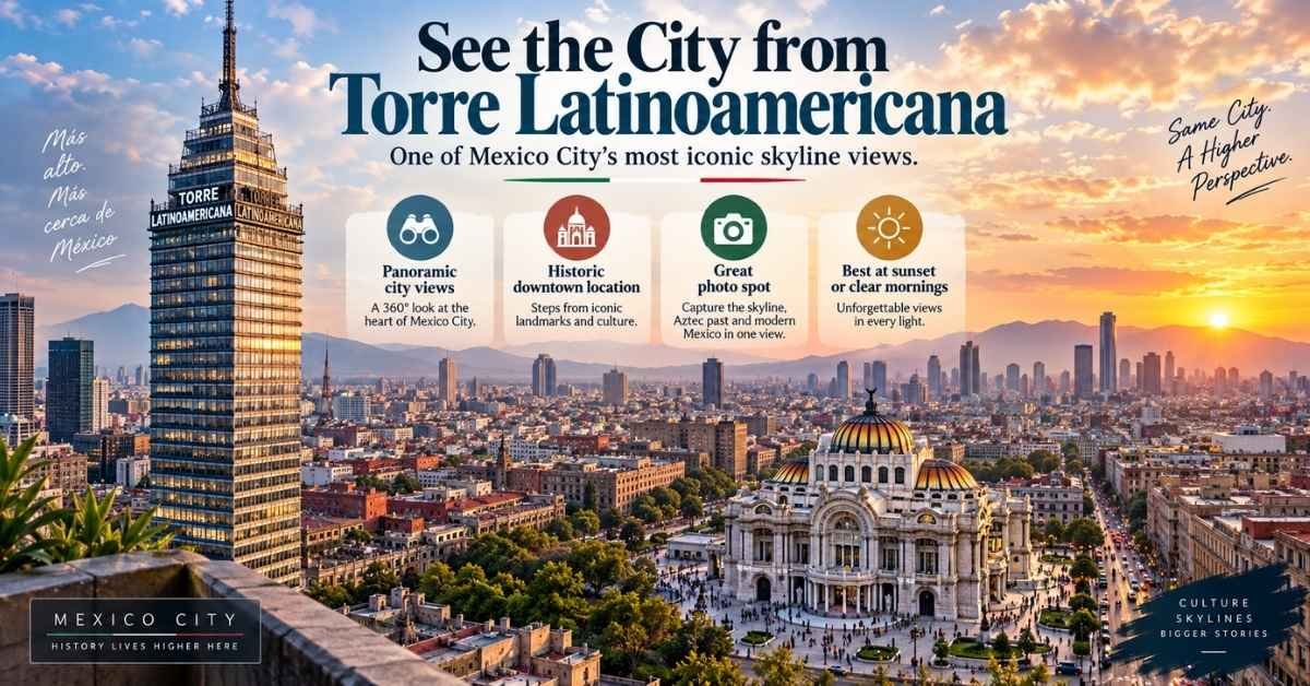 See the city from Torre Latinoamericana