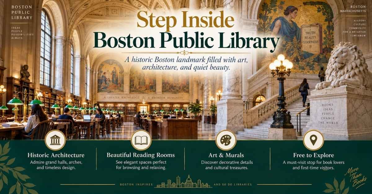 Step Inside Boston Public Library