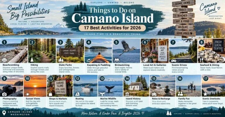 Things to Do on Camano Island: 17 Best Activities for 2026