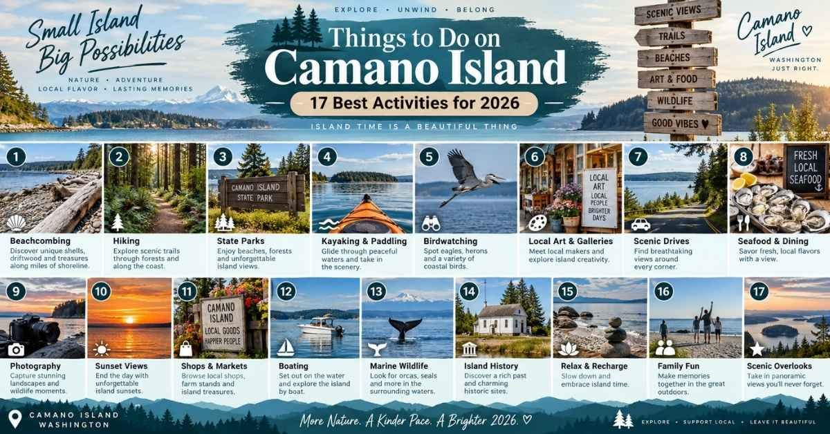 Things to Do on Camano Island: 17 Best Activities for 2026