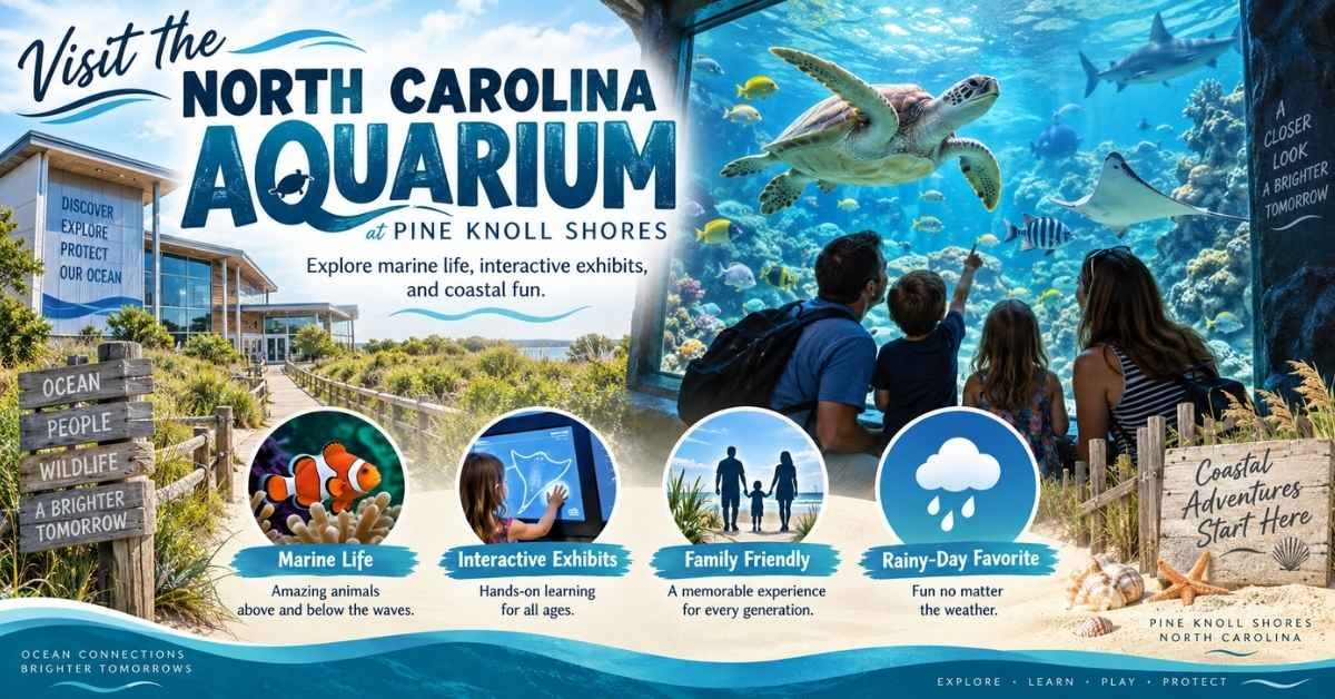  Visit the North Carolina Aquarium at Pine Knoll Shores
