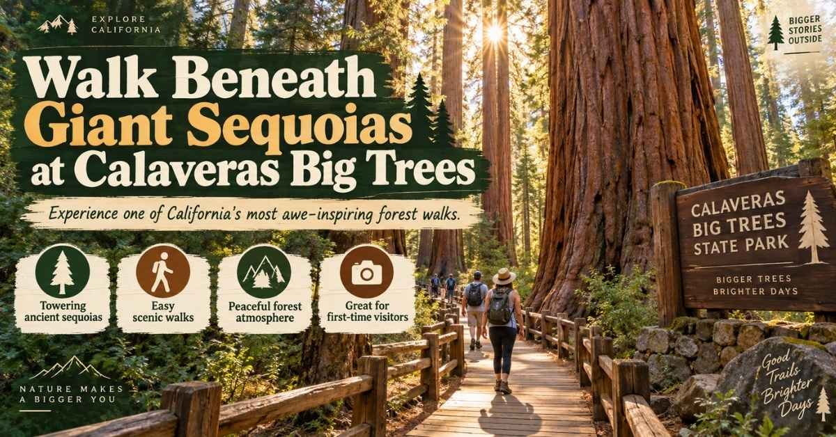 Walk Beneath Giant Sequoias at Calaveras Big Trees
