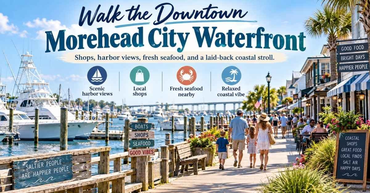 Walk the Downtown Morehead City Waterfront