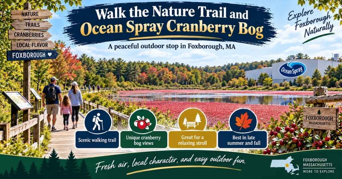 Walk the Nature Trail and Ocean Spray Cranberry Bog